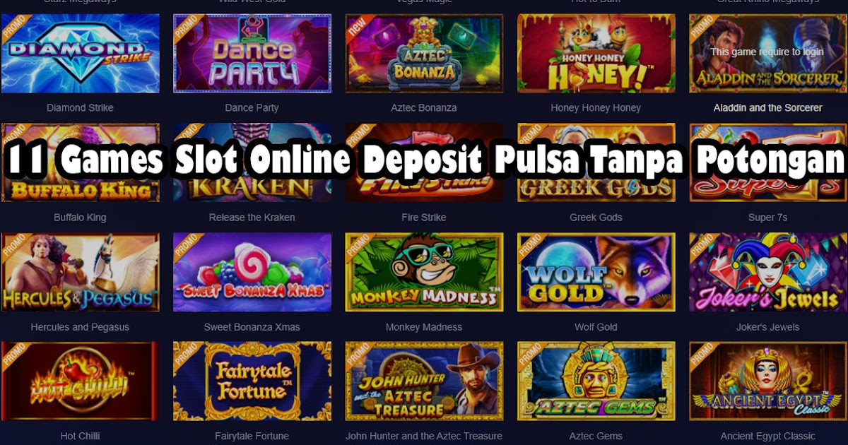 judi slot online deposit pulsa tanpa potongan